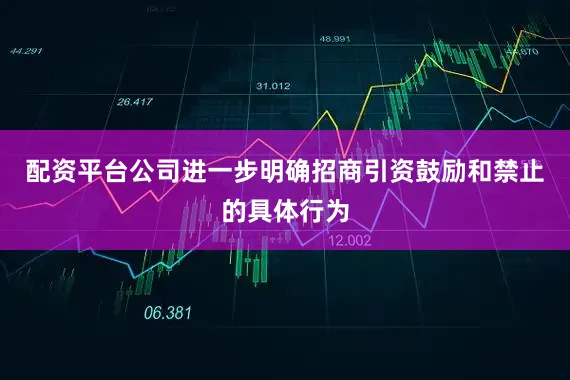 配资平台公司进一步明确招商引资鼓励和禁止的具体行为